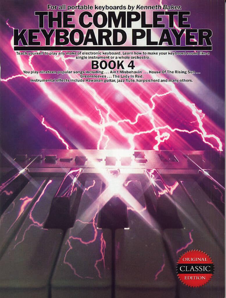 Couverture du livre « THE COMPLETE KEYBOARD PLAYER: BOOK 4 » de Auteurs Divers, librairie Les Contes Infusés à Corte