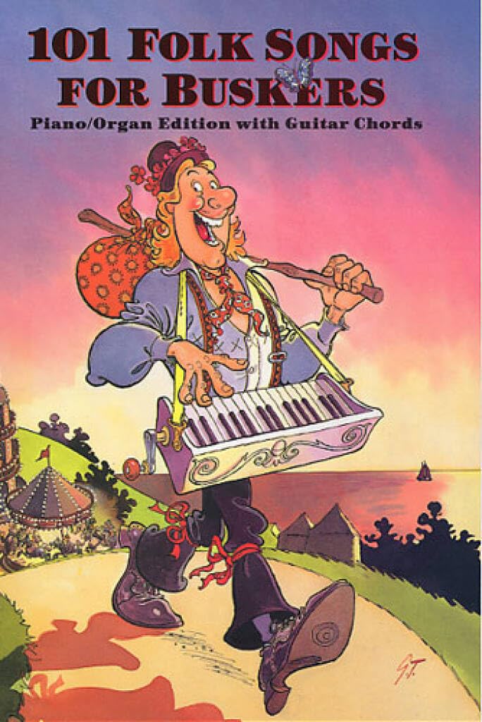 Couverture du livre « 101 FOLK SONGS FOR BUSKERS » de Auteurs Divers, librairie Les Contes Infusés à Corte