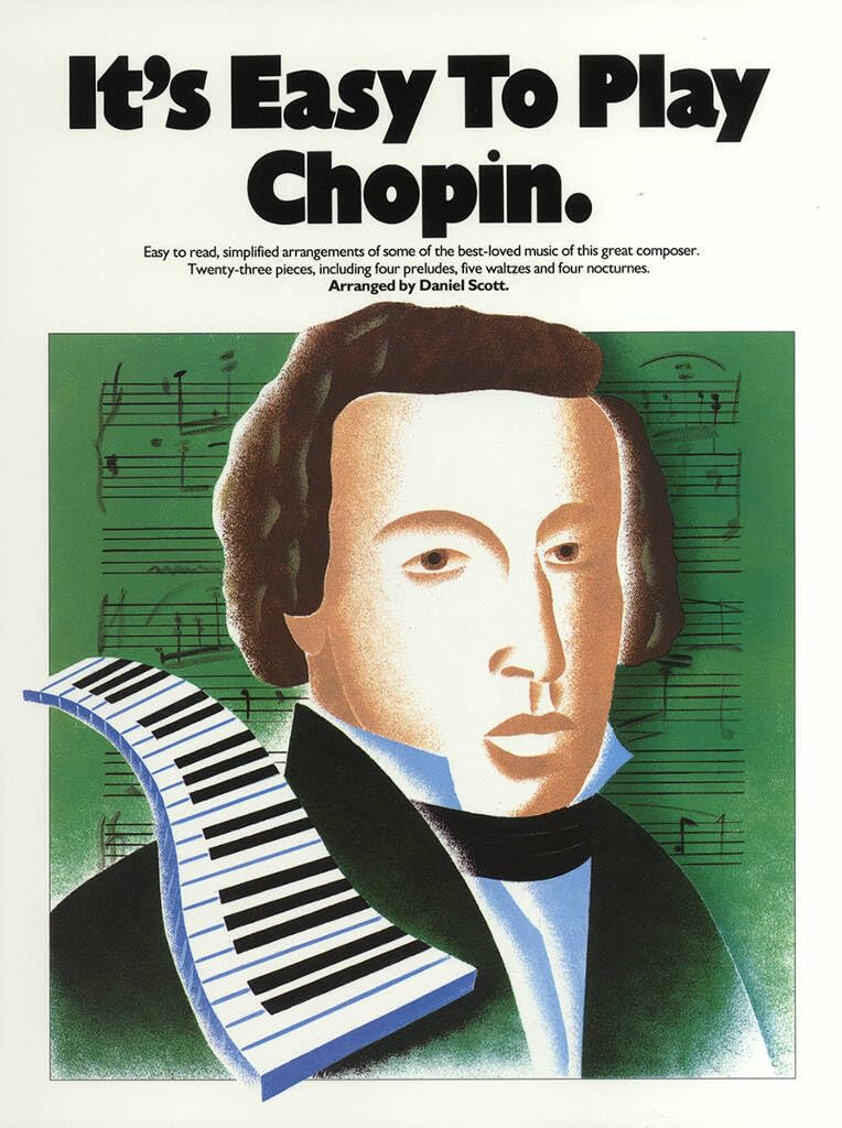 Couverture du livre « IT'S EASY TO PLAY CHOPIN PIANO » de Chopin, (ar Frederic, librairie Les Contes Infusés à Corte
