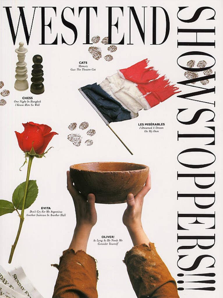 Couverture du livre « WEST END SHOWSTOPPERS (PVG) PIANO, VOIX, GUITARE » de Auteurs Divers, librairie Les Contes Infusés à Corte