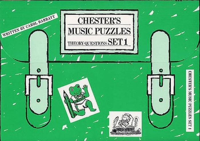 Couverture du livre « CHESTER S MUSIC PUZZLES - SET 1 LIVRE SUR LA MUSIQUE » de Barratt, (auth Carol, librairie Les Contes Infusés à Corte