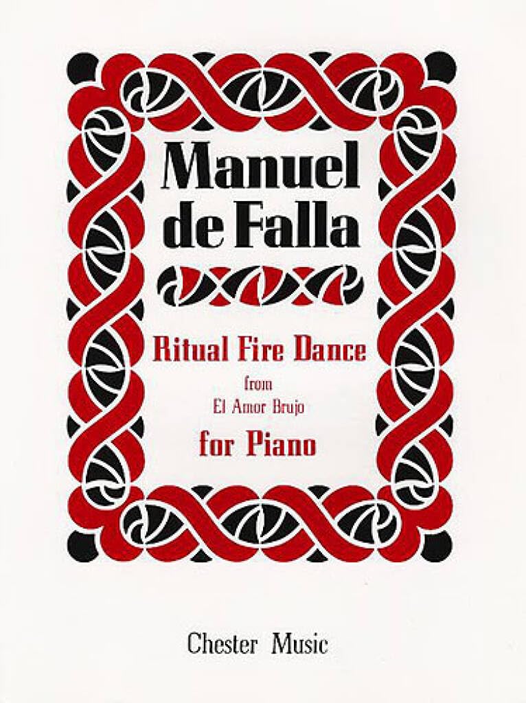 Couverture du livre « MANUEL DE FALLA: RITUAL FIRE DANCE FROM EL AMOR BRUJO PIANO » de Auteurs Divers, librairie Les Contes Infusés à Corte