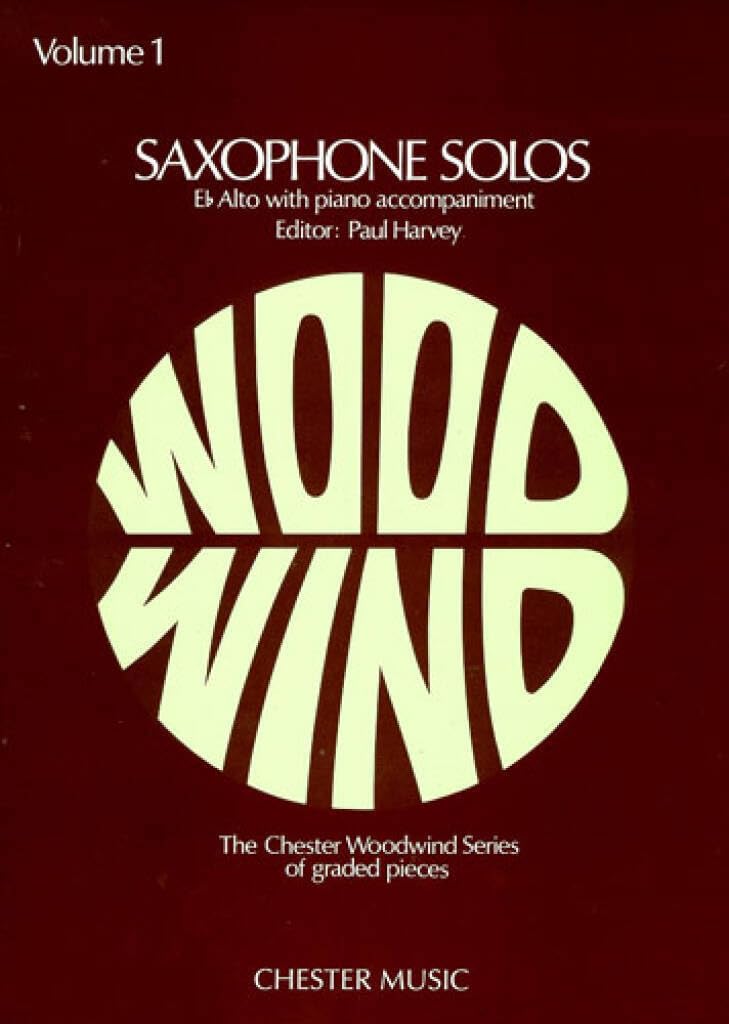 Couverture du livre « SAXOPHONE SOLOS VOLUME 1 (ALTO SAXOPHONE) » de Auteurs Divers, librairie Les Contes Infusés à Corte