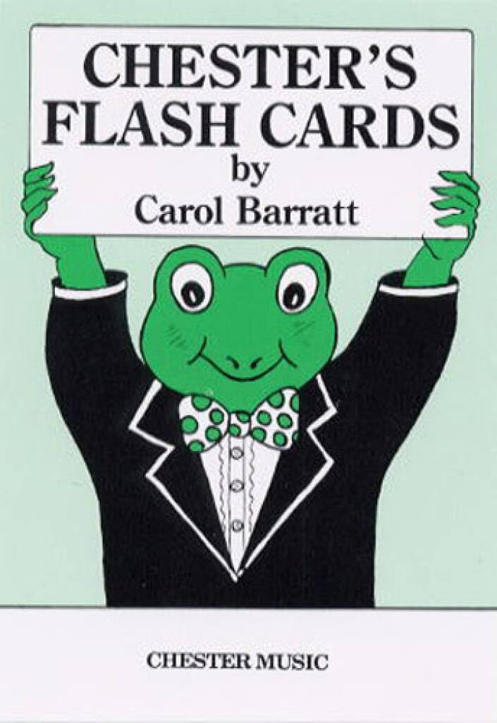 Couverture du livre « CHESTER S FLASHCARDS FORMATION MUSICALE » de Barratt, (auth Carol, librairie Les Contes Infusés à Corte