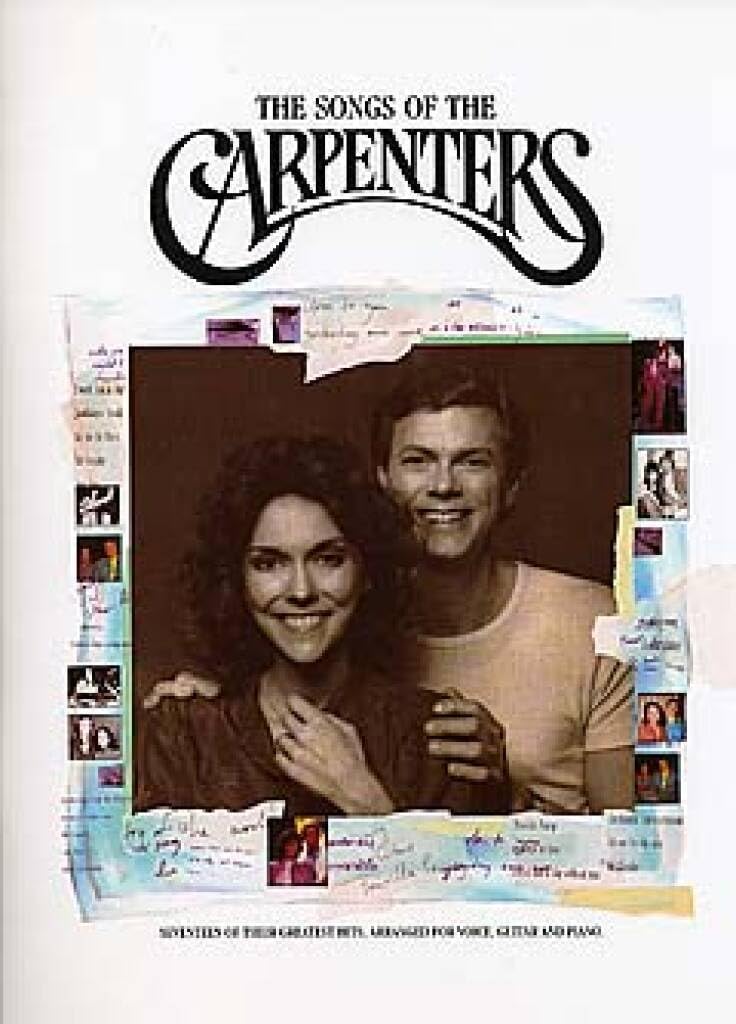 Couverture du livre « THE SONGS OF THE CARPENTERS PIANO, VOIX, GUITARE » de (artist) Carpenters, librairie Les Contes Infusés à Corte