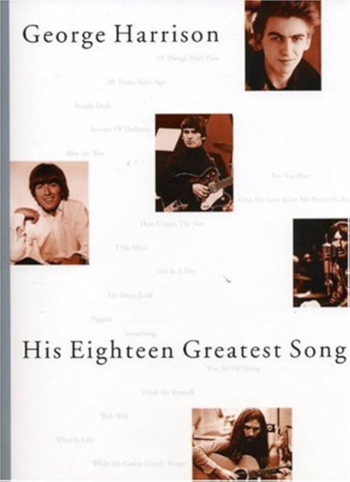 Couverture du livre « HARRISON GEORGE HIS 18 GREATEST SONGS PVF », librairie Les Contes Infusés à Corte