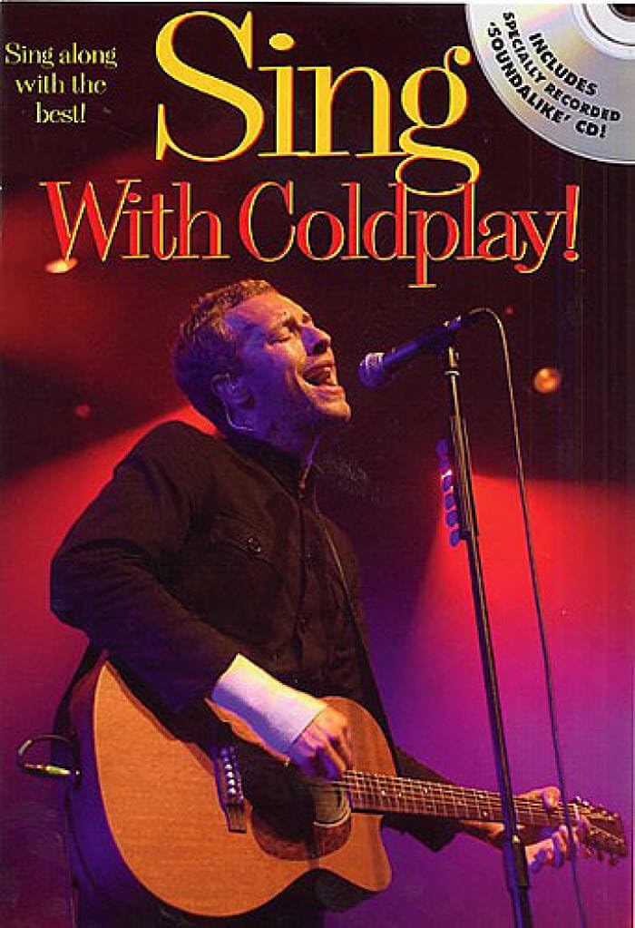 Couverture du livre « SING WITH COLDPLAY! +CD » de (artist) Coldplay, librairie Les Contes Infusés à Corte