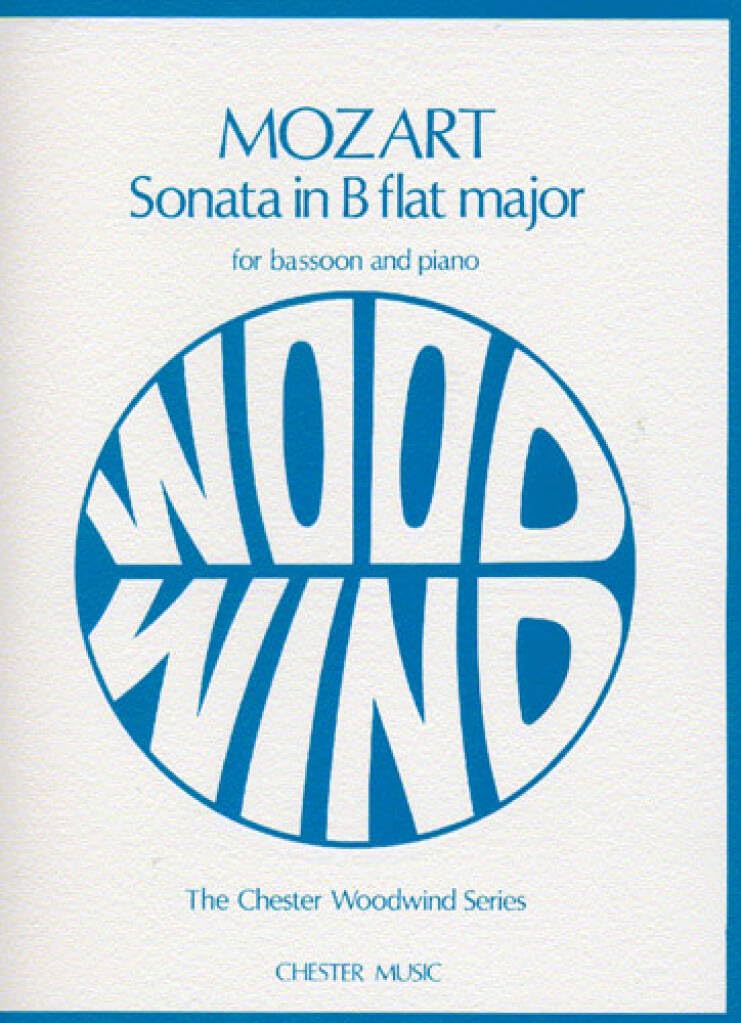 Couverture du livre « W.A. MOZART SONATA IN B FLAT FOR BASSOON AND PIANO K.292 » de Mozart, Ama Wolfgang, librairie Les Contes Infusés à Corte
