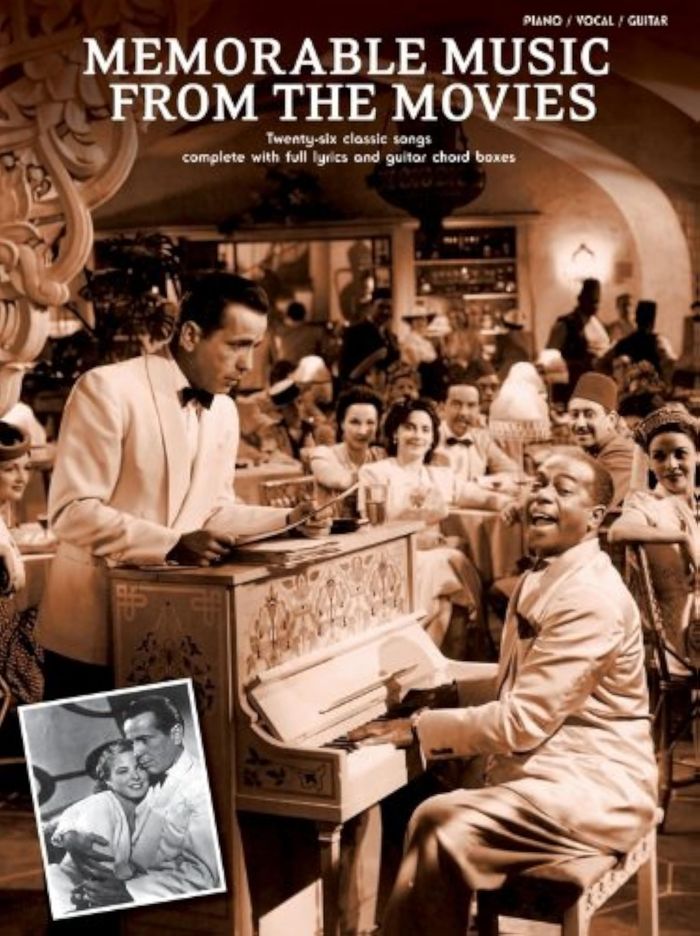 Couverture du livre « MEMORABLE MUSIC FROM THE MOVIES PIANO, VOIX, GUITARE » de Marchbank, (e Pearce, librairie Les Contes Infusés à Corte