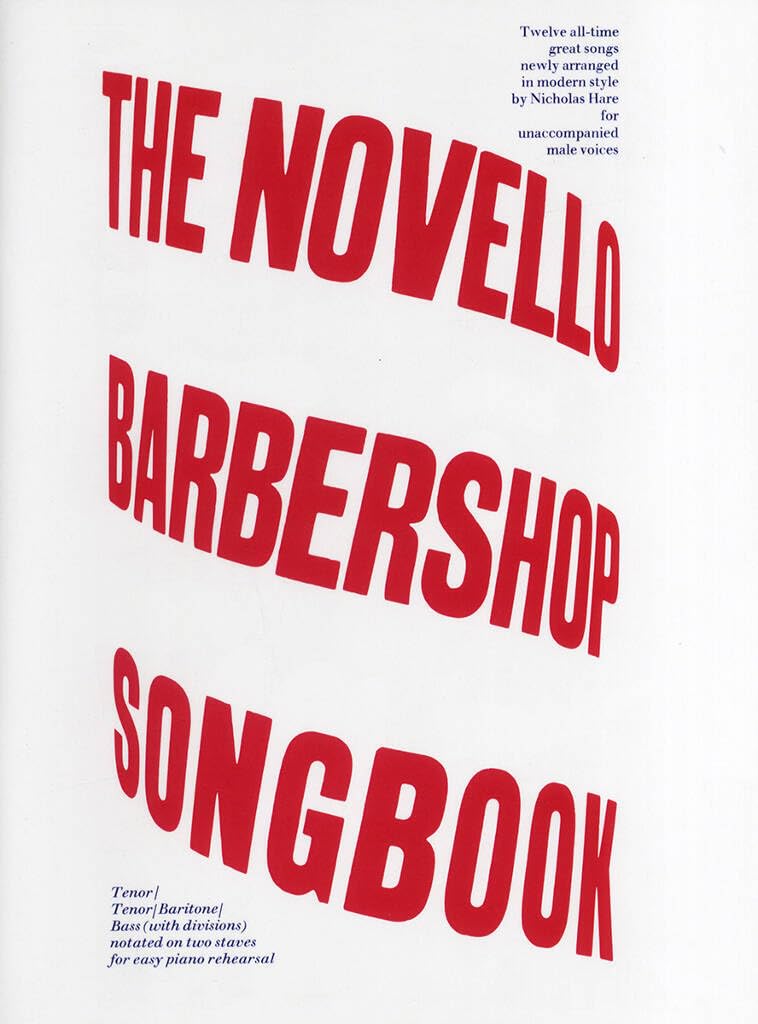 Couverture du livre « THE NOVELLO BARBERSHOP SONGBOOK » de Auteurs Divers, librairie Les Contes Infusés à Corte