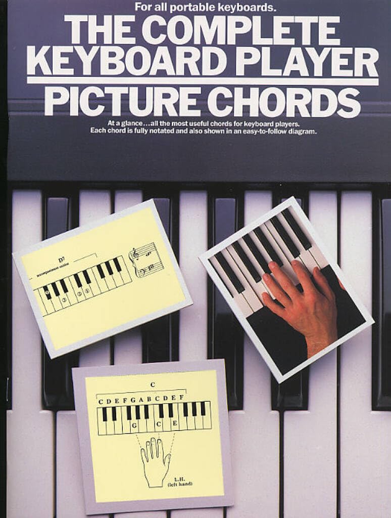 Couverture du livre « THE COMPLETE KEYBOARD PLAYER: PICTURE CHORDS » de Auteurs Divers, librairie Les Contes Infusés à Corte