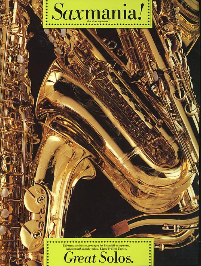 Couverture du livre « SAXMANIA! GREAT SOLOS », librairie Les Contes Infusés à Corte