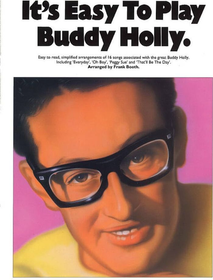 Couverture du livre « IT'S EASY TO PLAY BUDDY HOLLY PIANO, VOIX, GUITARE » de Holly, (artist Buddy, librairie Les Contes Infusés à Corte