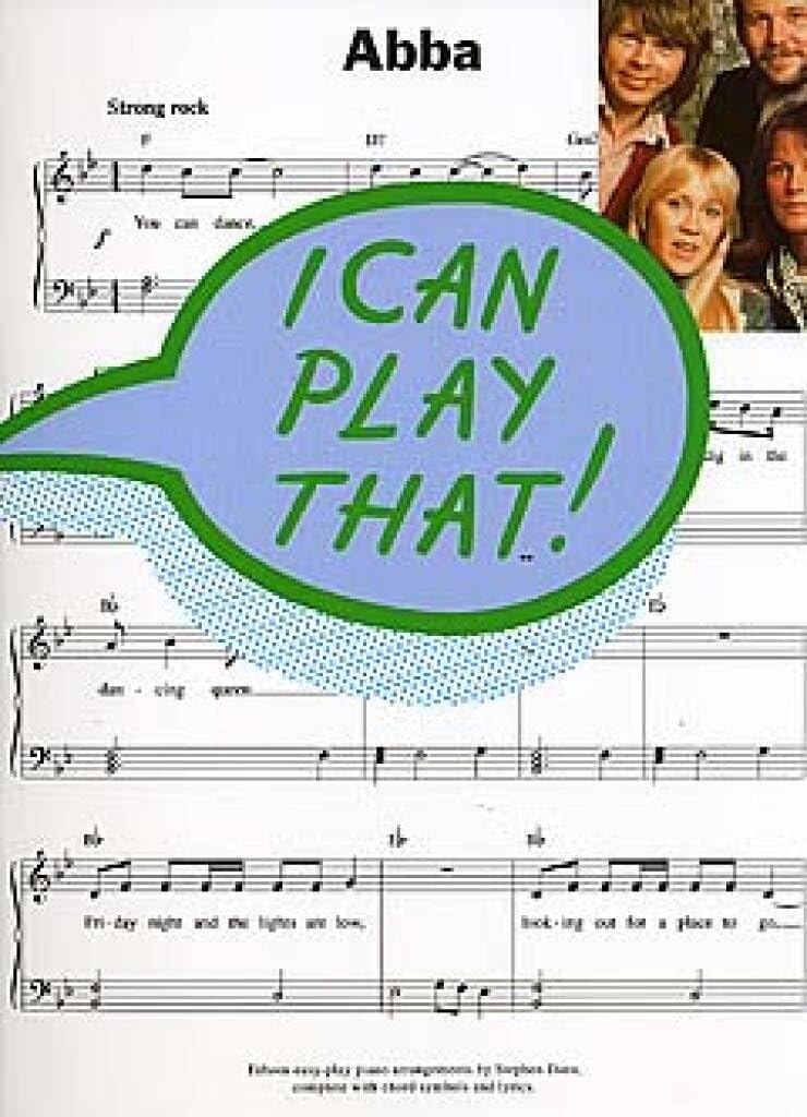 Couverture du livre « I CAN PLAY THAT! ABBA » de (artist) Abba, Duro, librairie Les Contes Infusés à Corte