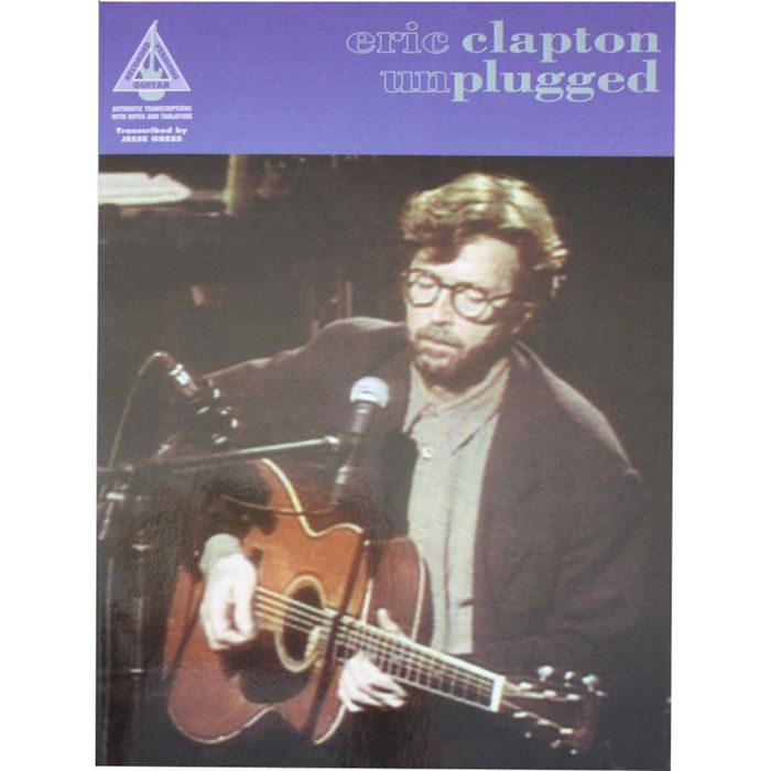 Couverture du livre « ERIC CLAPTON: UNPLUGGED - GUITAR RECORDED VERSIONS GUITARE » de Clapton Eric, librairie Les Contes Infusés à Corte