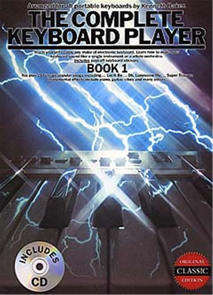 Couverture du livre « THE COMPLETE KEYBOARD PLAYER: BOOK 1 (BOOK) » de Auteurs Divers, librairie Les Contes Infusés à Corte