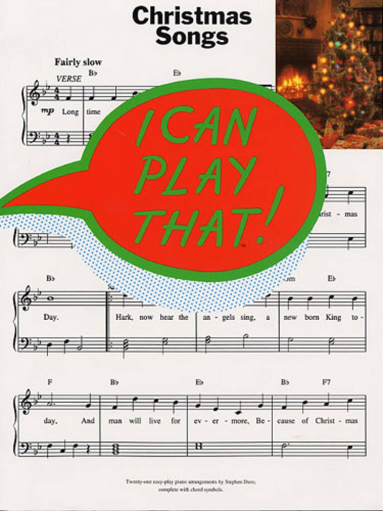Couverture du livre « I CAN PLAY THAT! CHRISTMAS SONGS » de Duro, (arran Stephen, librairie Les Contes Infusés à Corte