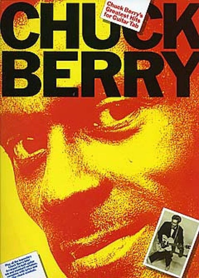 Couverture du livre « CHUCK BERRY'S GREATEST HITS FOR GUITAR TAB GUITARE » de Berry, (artist Chuck, librairie Les Contes Infusés à Corte