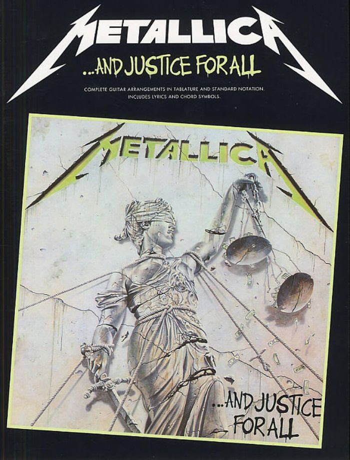 Couverture du livre « METALLICA: ...AND JUSTICE FOR ALL GUITAR TAB EDITION GUITARE » de (artist) Metallica, librairie Les Contes Infusés à Corte