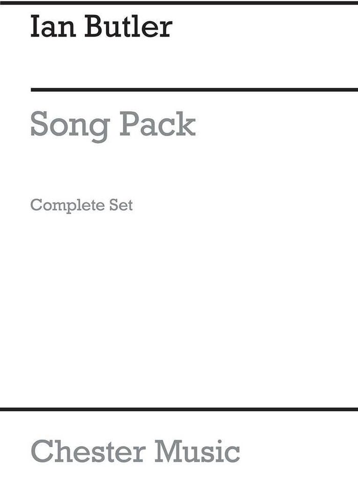 Couverture du livre « IAN BUTLER: SONGPACK COMPLETE SET RECORDER/PERCUSSION PACK » de Butler, (arrange Ian, librairie Les Contes Infusés à Corte