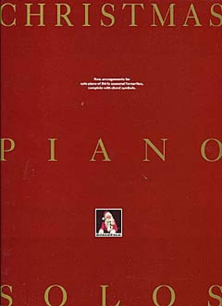 Couverture du livre « CHRISTMAS PIANO SOLOS » de Auteurs Divers, librairie Les Contes Infusés à Corte