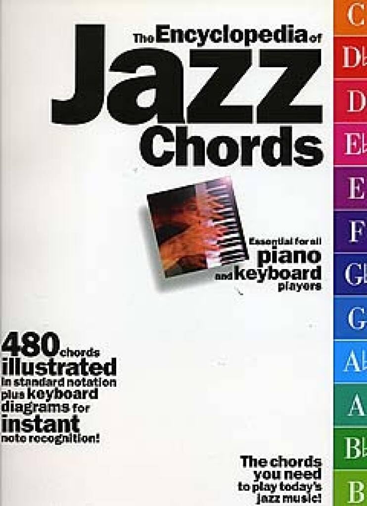 Couverture du livre « THE ENCYCLOPAEDIA OF JAZZ CHORDS » de Auteurs Divers, librairie Les Contes Infusés à Corte