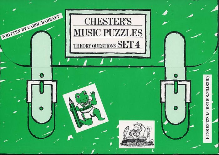 Couverture du livre « CHESTER S MUSIC PUZZLES - SET 4 LIVRE SUR LA MUSIQUE » de Barratt, (auth Carol, librairie Les Contes Infusés à Corte