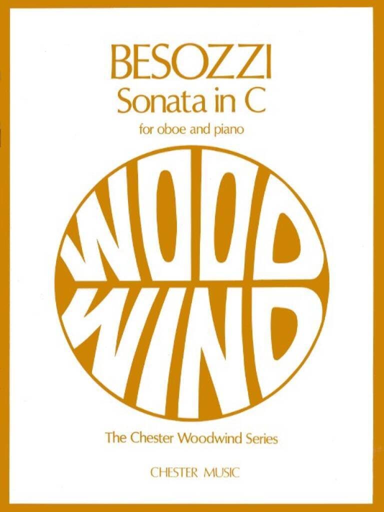 Couverture du livre « ALESSANDRO BESOZZI: SONATA IN C FOR OBOE AND PIANO » de Rothwell, (ed Evelyn, librairie Les Contes Infusés à Corte