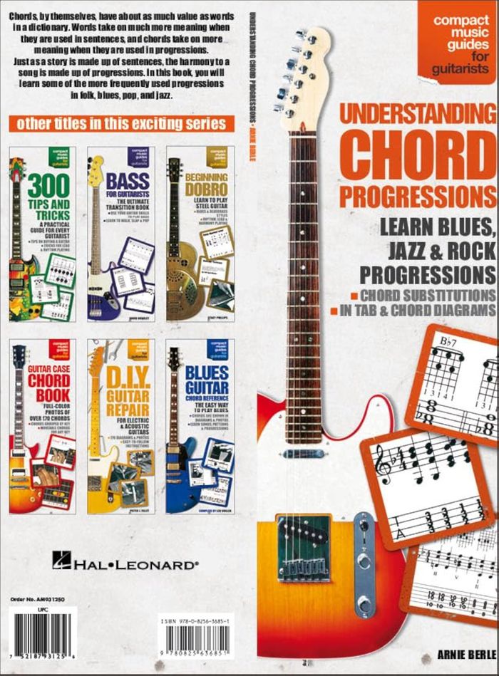 Couverture du livre « UNDERSTANDING CHORD PROGRESSIONS FOR GUITAR GUITARE » de Berle, (author Arnie, librairie Les Contes Infusés à Corte