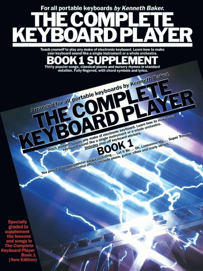 Couverture du livre « THE COMPLETE KEYBOARD PLAYER: BOOK 1 (SUPPLEMENT) » de Auteurs Divers, librairie Les Contes Infusés à Corte