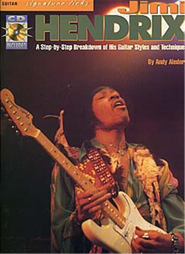 Couverture du livre « JIMI HENDRIX SIGNATURE LICKS GUITARE+CD » de Hendrix, (artis Jimi, librairie Les Contes Infusés à Corte