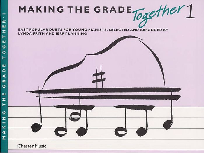 Couverture du livre « MAKING THE GRADE TOGETHER: PIANO DUETS BOOK ONE », librairie Les Contes Infusés à Corte