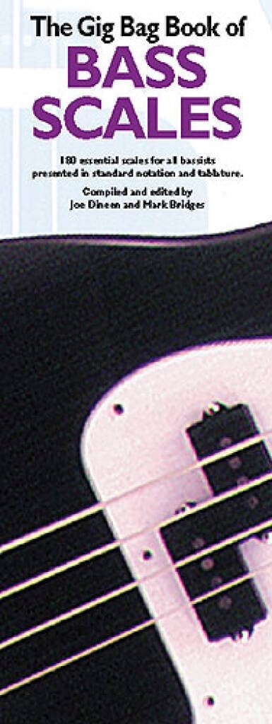 Couverture du livre « THE GIG BAG BOOK OF BASS SCALES GUITARE » de Auteurs Divers, librairie Les Contes Infusés à Corte