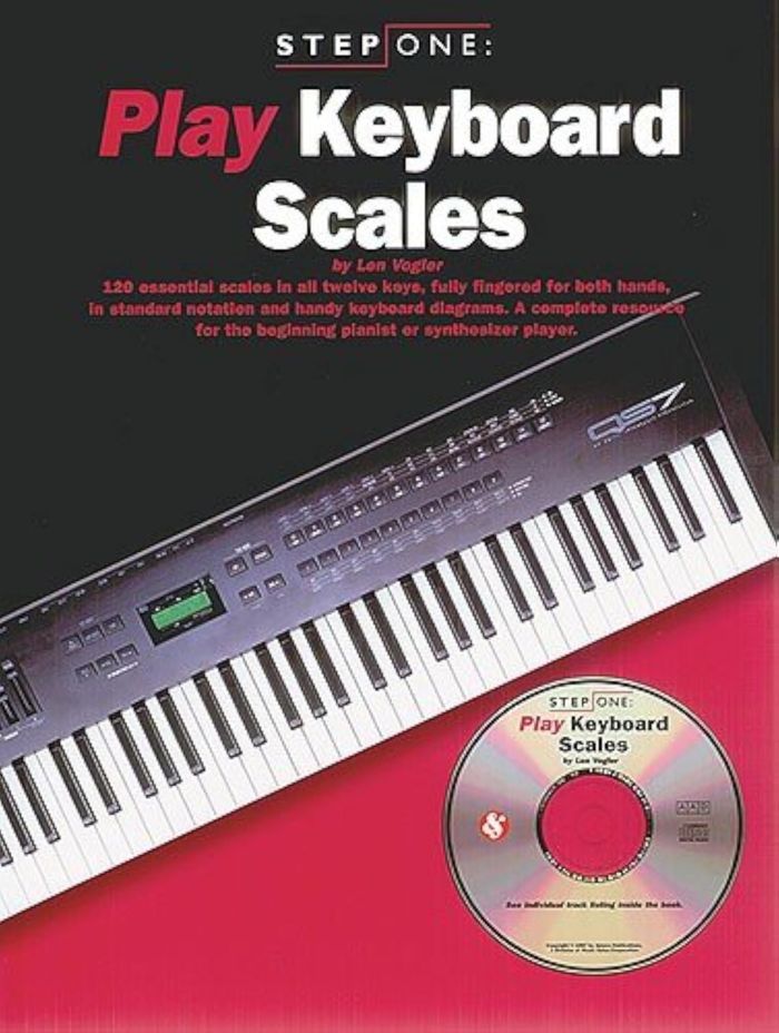 Couverture du livre « STEP ONE PLAY KEYBOARD SCALES +CD » de Auteurs Divers, librairie Les Contes Infusés à Corte