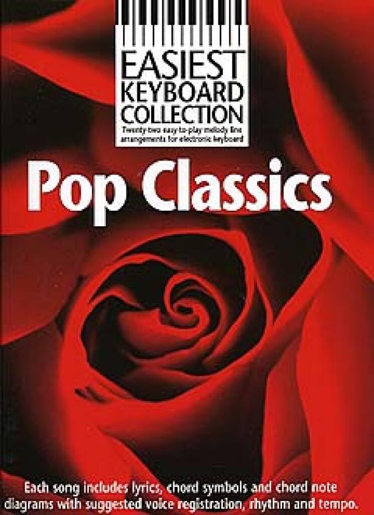 Couverture du livre « EASIEST KEYBOARD COLLECTION: POP CLASSICS » de Auteurs Divers, librairie Les Contes Infusés à Corte
