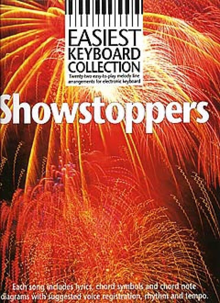Couverture du livre « EASIEST KEYBOARD COLLECTION: SHOWSTOPPERS » de Honey, (arrange Paul, librairie Les Contes Infusés à Corte