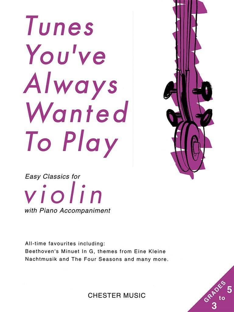 Couverture du livre « TUNES YOU'VE ALWAYS WANTED TO PLAY VIOLIN » de Auteurs Divers, librairie Les Contes Infusés à Corte