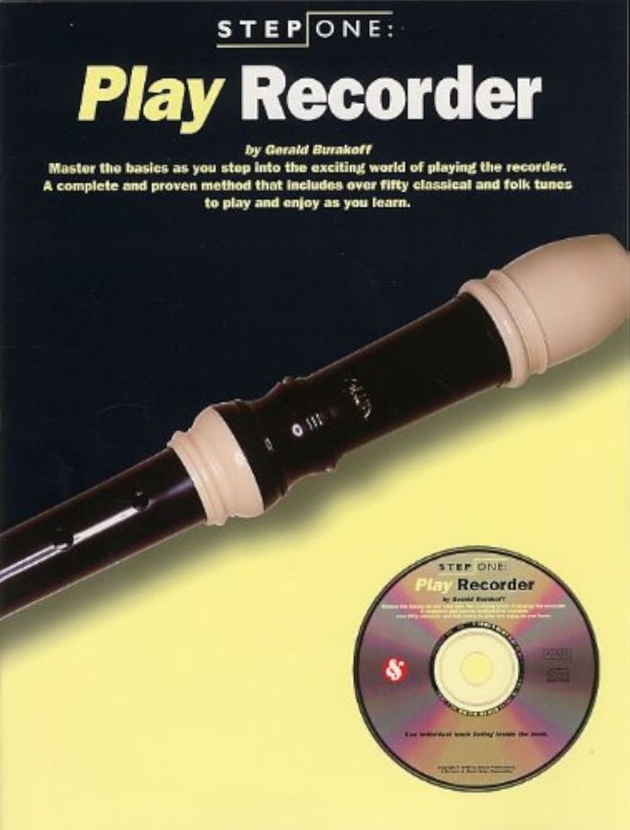 Couverture du livre « STEP ONE: PLAY RECORDER +CD » de Burakoff, (au Gerald, librairie Les Contes Infusés à Corte