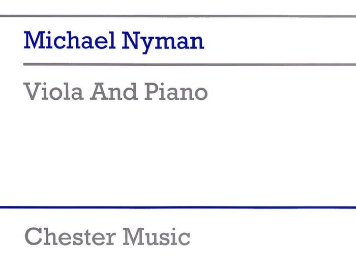 Couverture du livre « MICHAEL NYMAN: VIOLA AND PIANO » de Nyman, (comp Michael, librairie Les Contes Infusés à Corte