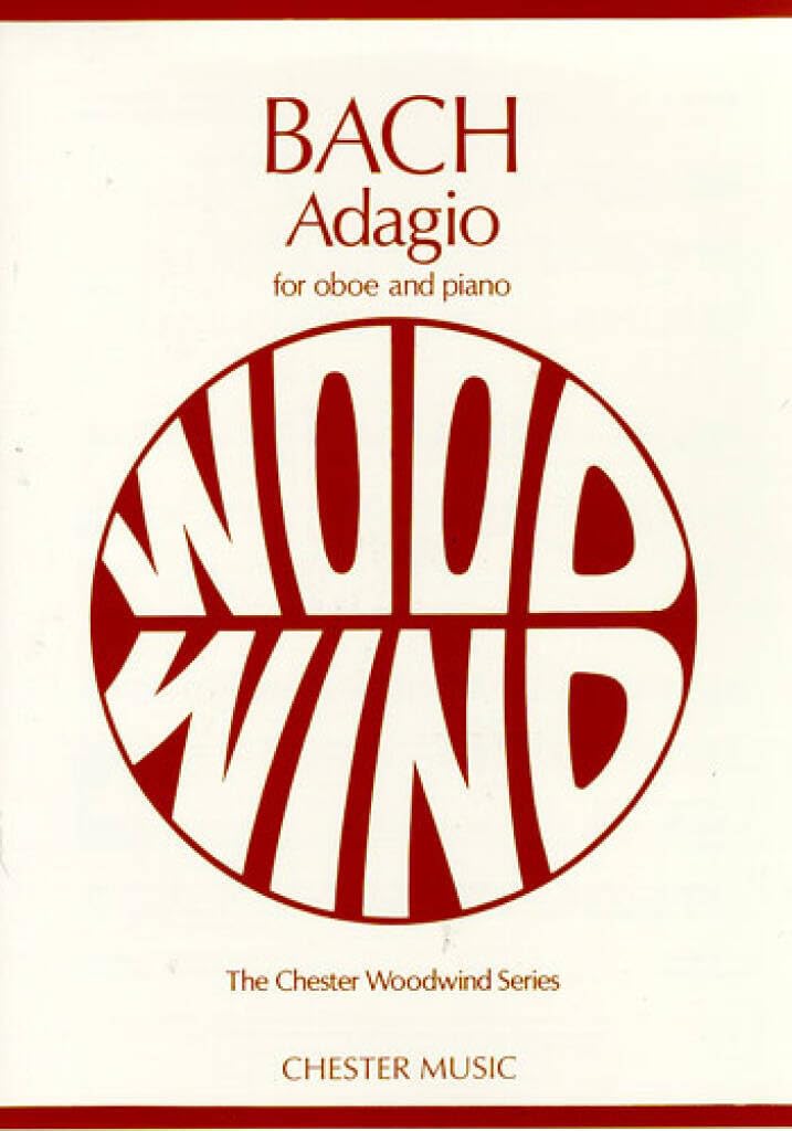 Couverture du livre « BACH: ADAGIO FOR OBOE AND PIANO » de Auteurs Divers, librairie Les Contes Infusés à Corte