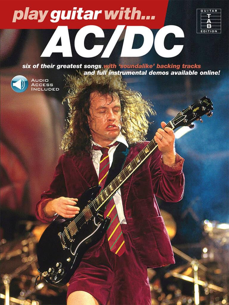 Couverture du livre « PLAY GUITAR WITH... AC/DC GUITARE+CD » de (artist) Ac/dc, librairie Les Contes Infusés à Corte
