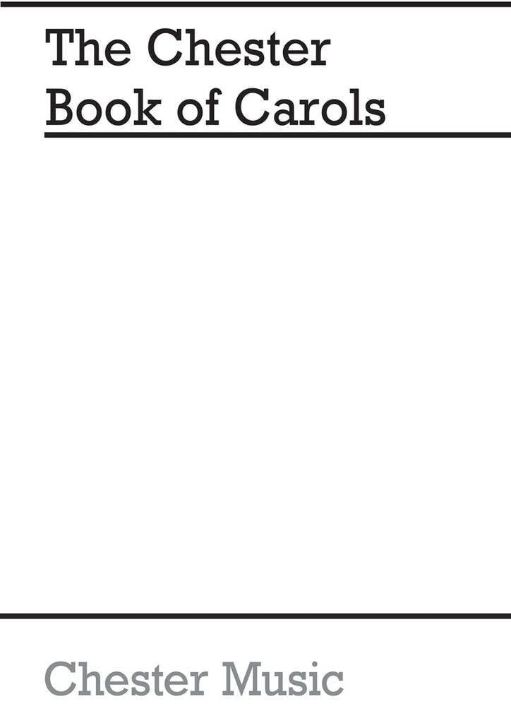 Couverture du livre « CHESTER BOOK OF CAROLS CHANT » de Auteurs Divers, librairie Les Contes Infusés à Corte