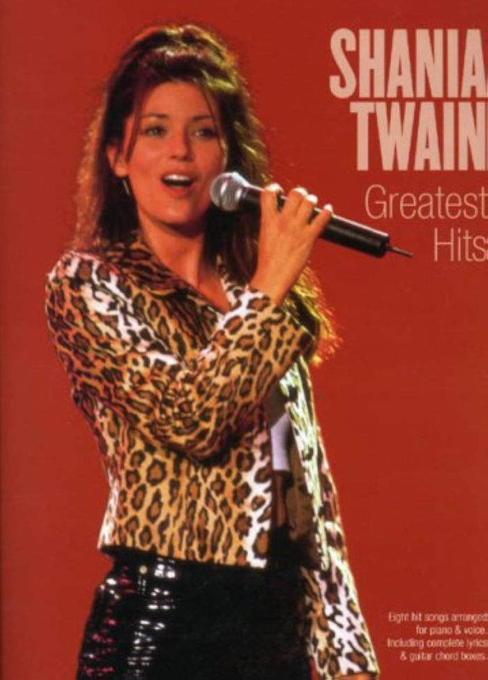 Couverture du livre « SHANIA TWAIN: GREATEST HITS PIANO, VOIX, GUITARE » de Twain, (artis Shania, librairie Les Contes Infusés à Corte