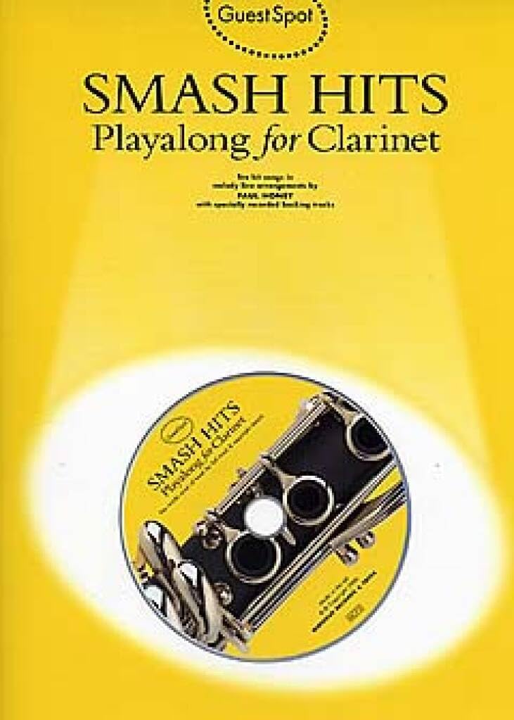 Couverture du livre « GUEST SPOT: SMASH HITS PLAYALONG FOR CLARINET +CD » de Honey, (author) Paul, librairie Les Contes Infusés à Corte
