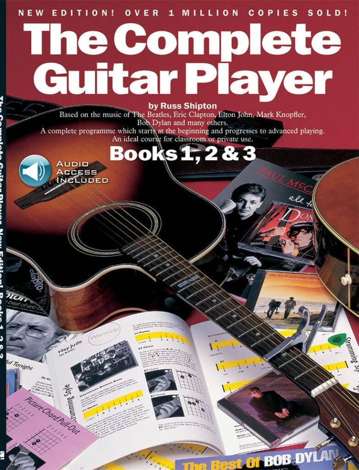 Couverture du livre « THE COMPLETE GUITAR PLAYER - BOOKS 1, 2 & 3 WITH CD (NEW EDITION) +CD » de Shipton, (autho Russ, librairie Les Contes Infusés à Corte
