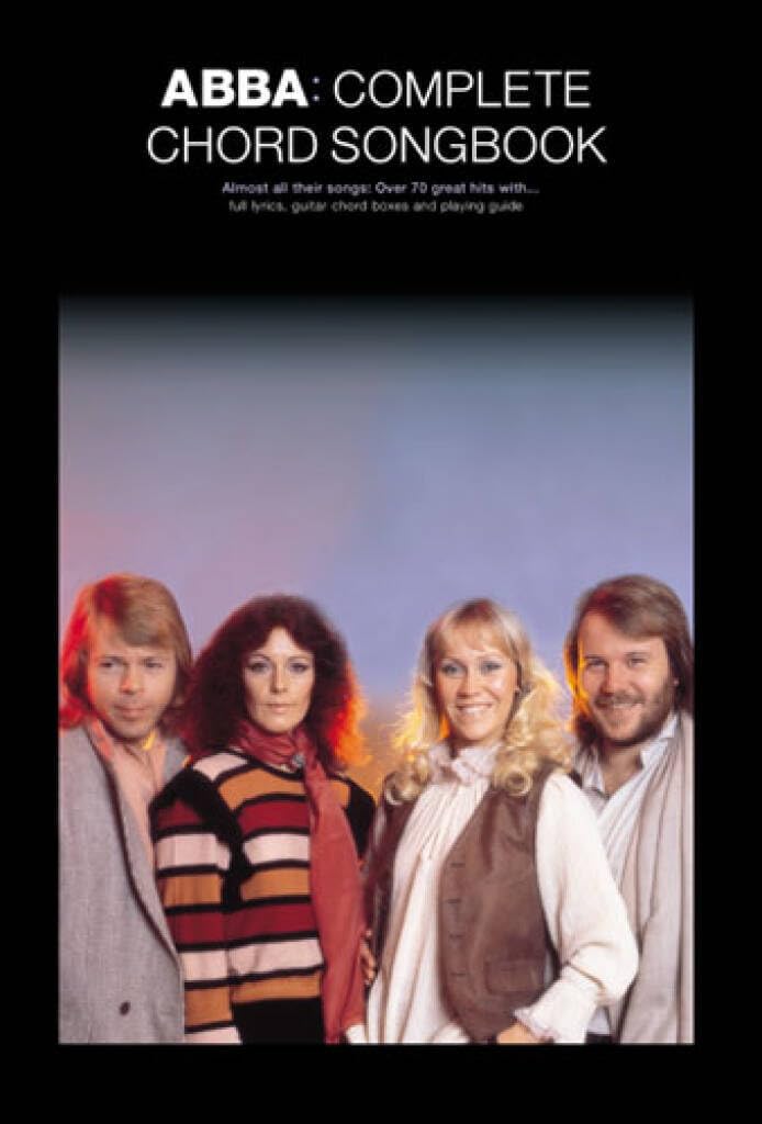 Couverture du livre « ABBA: COMPLETE CHORD SONGBOOK » de (artist) Abba, librairie Les Contes Infusés à Corte
