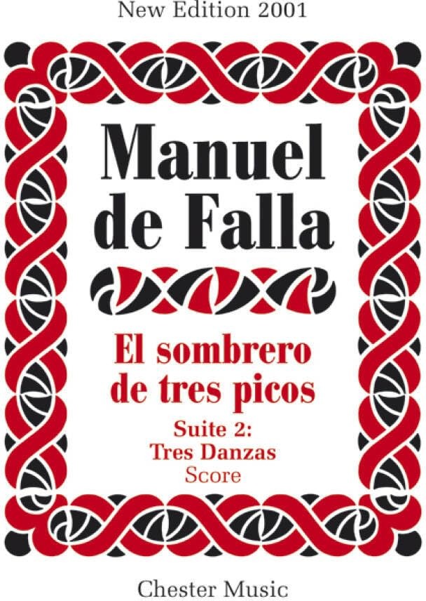 Couverture du livre « MANUEL DE FALLA: EL SOMBRERO DE TRES PICOS SUITE 2 TRES DANZAS » de Auteurs Divers, librairie Les Contes Infusés à Corte
