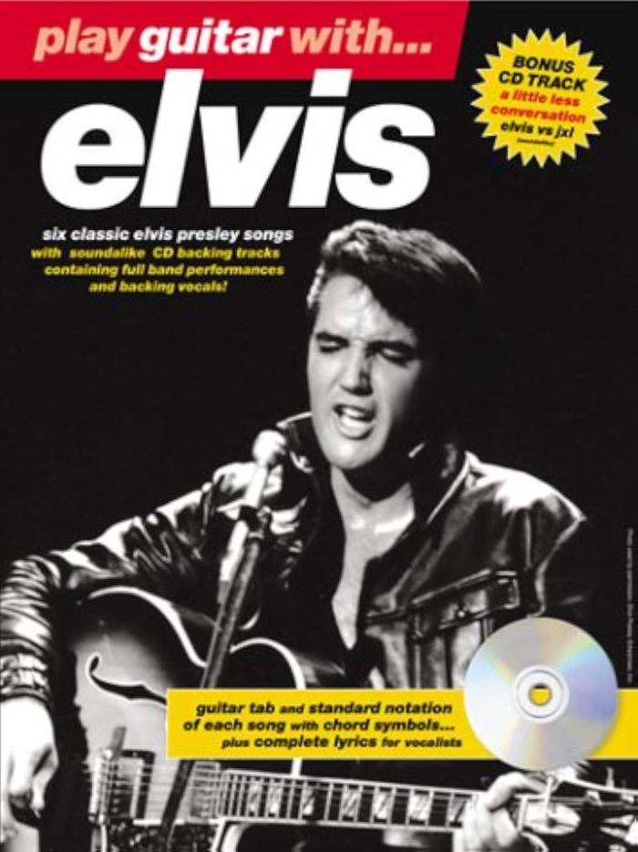 Couverture du livre « PLAY GUITAR WITH... ELVIS GUITARE+CD » de Presley, (arti Elvis, librairie Les Contes Infusés à Corte