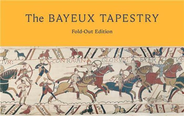 Couverture du livre « THE BAYEUX TAPESTRY (CONCERTINA) /ANGLAIS » de Xxx, librairie Les Contes Infusés à Corte