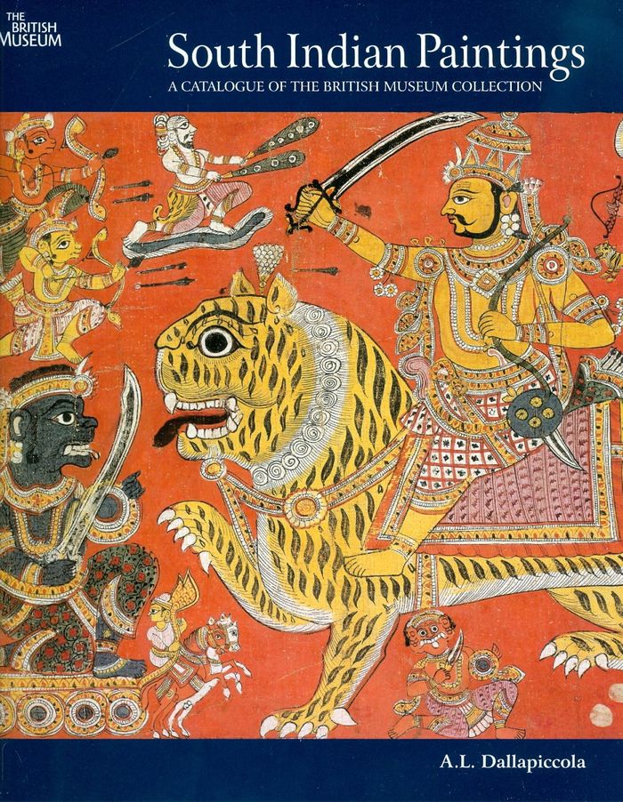 Couverture du livre « SOUTH INDIAN PAINTING /ANGLAIS » de Anna Dallapiccola, librairie Les Contes Infusés à Corte